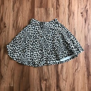 Leopard Skater Skirt